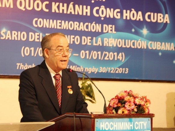 Celebran en Ciudad Ho Chi Minh aniversario 55 del Triunfo de la Revolución Cubana  - ảnh 1