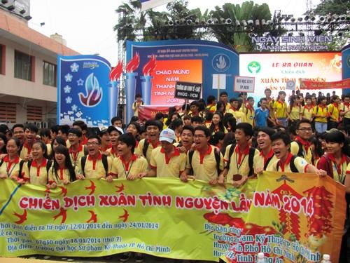 Lanzan campaña “Primavera Voluntaria 2014” en Ciudad Ho Chi Minh - ảnh 1