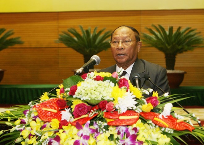 Culmina visita en Vietnam de presidente del parlamento de Camboya - ảnh 1