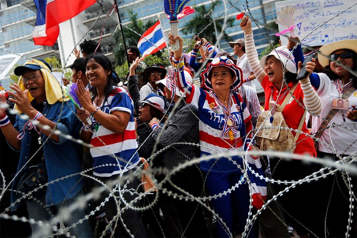 Tribunal tailandés prohíbe uso de fuerza contra manifestantes pacíficos - ảnh 1