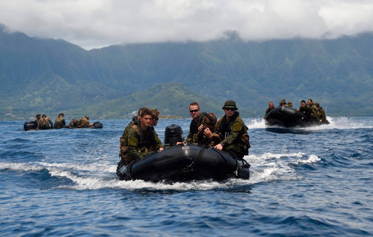 En marcha la maniobra militar a escala mundial en Hawai - ảnh 1