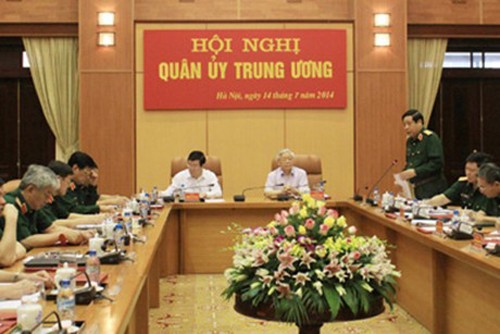Vietnam despliega tareas militares para los últimos 6 meses del 2014 - ảnh 1