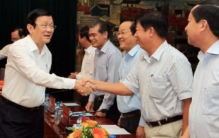 Presidente vietnamita: Hai Phong debe promover la economía marítima - ảnh 1