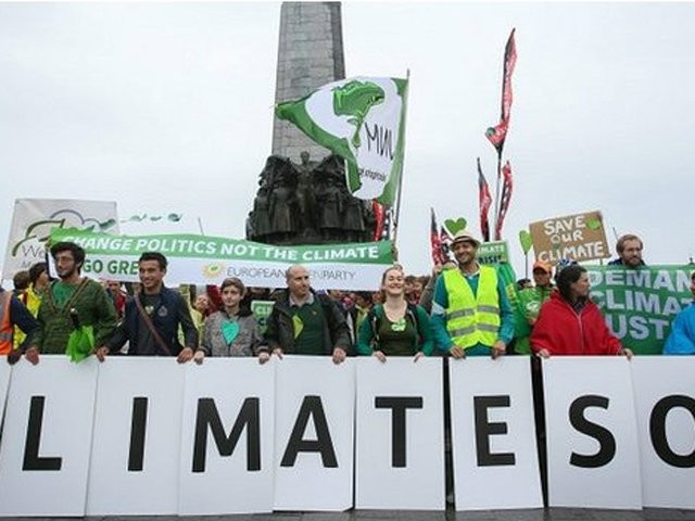 Marchas en el mundo frente al cambio climático - ảnh 1