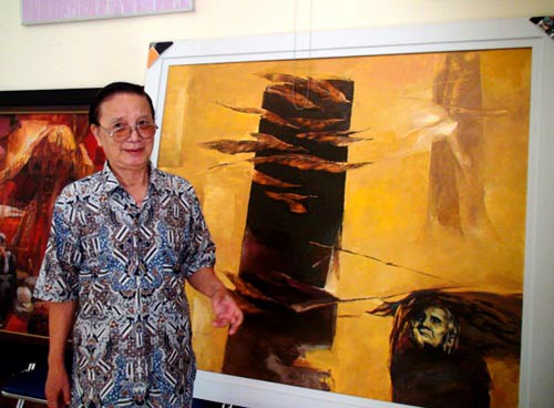 Jóvenes artistas dejan impronta en Premio de la Asociación de Bellas Artes de  Vietnam 2014 - ảnh 3