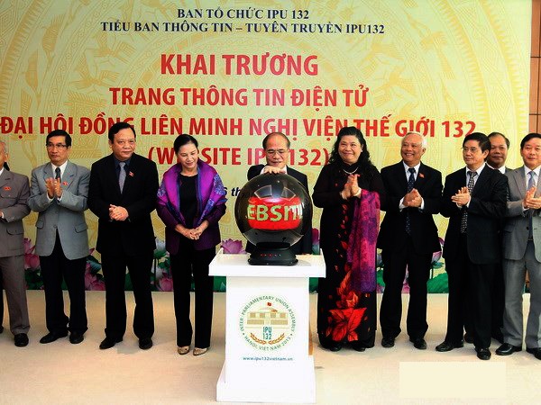 Estrenan portal de Internet sobre cita 132 de Unión Interparlamentaria en Vietnam - ảnh 1