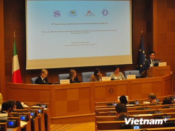 Vietnam en VIII reunión de Asociación Parlamentaria Asia- Europa - ảnh 1