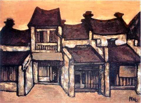 Pinturas de las calles de Hanoi del pasado al presente - ảnh 2