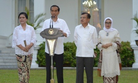 El presidente de Indonesia hace público com ponentes del nuevo gobierno - ảnh 1