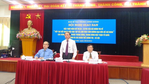 Instancias partidistas urgen a seguir ejemplo moral de Ho Chi Minh  - ảnh 1