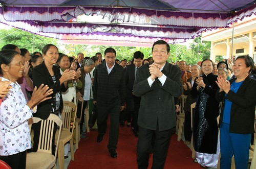 Promueve presidente vietnamita unidad nacional  - ảnh 1