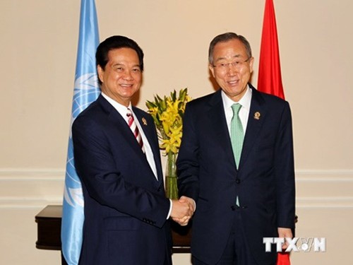 Primer ministro Nguyen Tan Dung participa en Cumbre de ASEAN 25 en Myanmar - ảnh 1