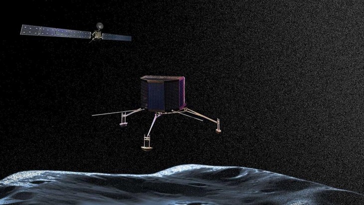 Robot espacial Philae aterriza en cometa en búsqueda de origen de la  vida - ảnh 1