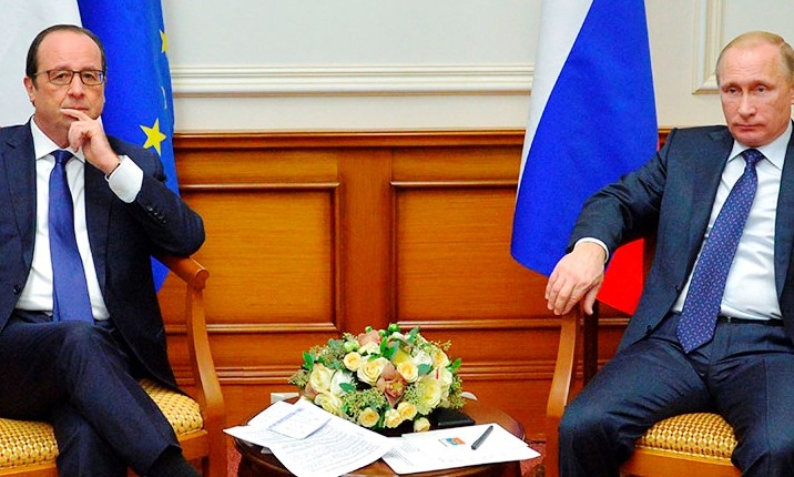  Visita de imprevisto del presidente francés a Rusia - ảnh 1