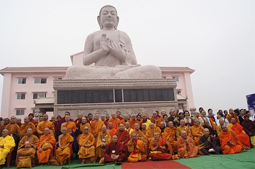 Inauguran primera pagoda vietnamita de la secta Hinayana en India - ảnh 1