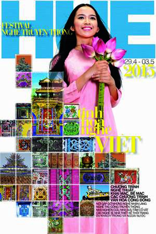 Festival de Oficio Tradicional de Hue 2015 pone de relieve la belleza antigua de la ciudad central - ảnh 1