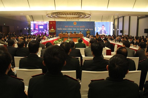 Fundamental papel del sector judicial en implementar  la Constitución de Vietnam - ảnh 1