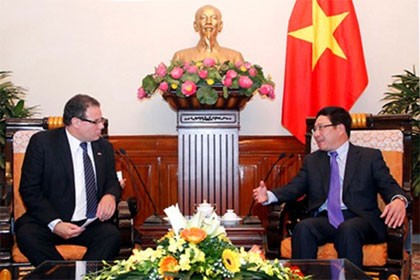 Recibe vice primer ministro vietnamita al presidente de parlamento uruguayo - ảnh 1