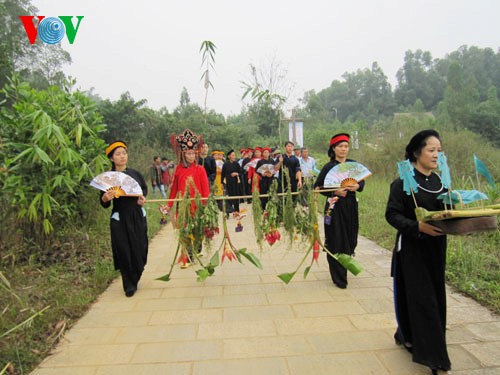 Festividad Nang Hai-culto característico de los Tay en Cao Bang - ảnh 3