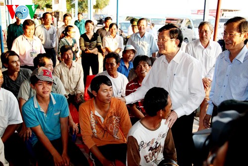 Orienta presidente de Vietnam desarrollo en provincia Ninh Thuan - ảnh 1