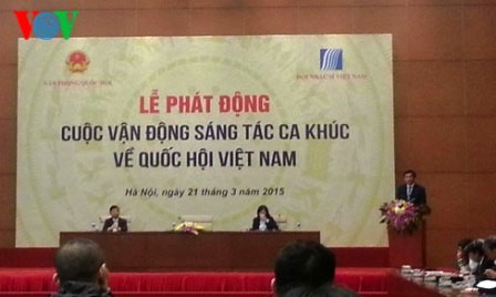 Vietnam abre concurso de composición musical sobre Parlamento  - ảnh 1