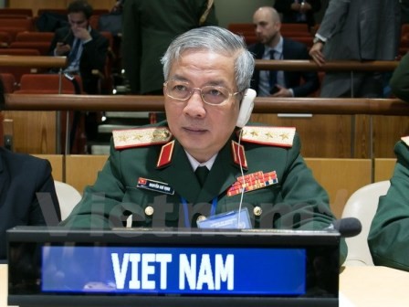Delegación militar vietnamita asistió a conferencia de la ONU - ảnh 1