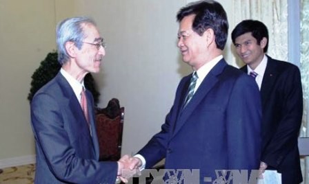 Recibe Premier vietnamita al gerente del Banco japonés  - ảnh 1