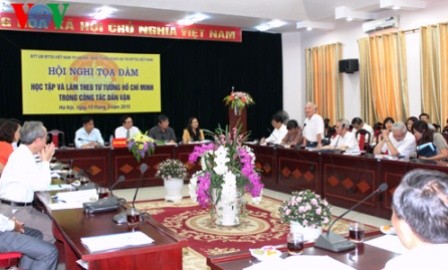 Aplican enseñanza del Presidente Ho Chi Minh en la movilización popular  - ảnh 1
