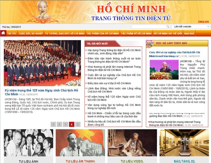 Vibrantes actividades conmemorativas del natalicio 125 de Ho Chi Minh - ảnh 1