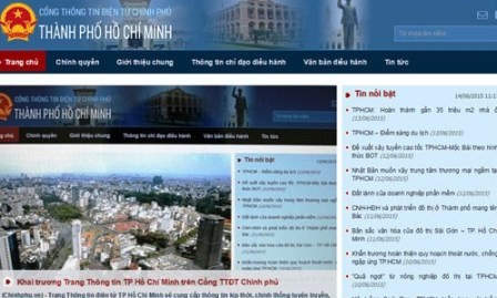 Lanza página electrónica de Ciudad Ho Chi Minh en Portal Gubernamental  - ảnh 1