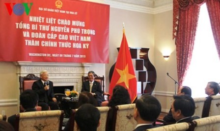 Embajada vietnamita en EEUU desempeña su papel mejor para nexos bilaterales  - ảnh 1