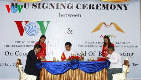VOV impulsa cooperación con emisoras de India y Myanmar - ảnh 1