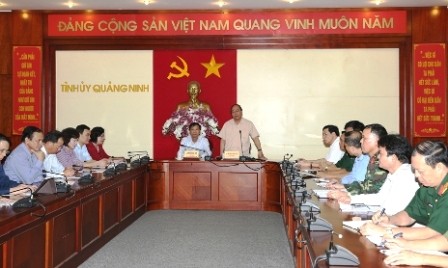 Vicepremier examina prevención y lucha contra desastre natural en Lang Son y Quang Ninh - ảnh 1