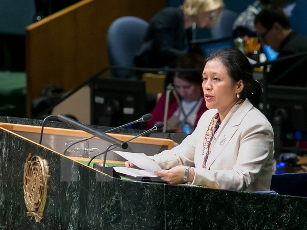 Afirma ASEAN esfuerzos por solucionar desafíos de seguridad junto con ONU - ảnh 1