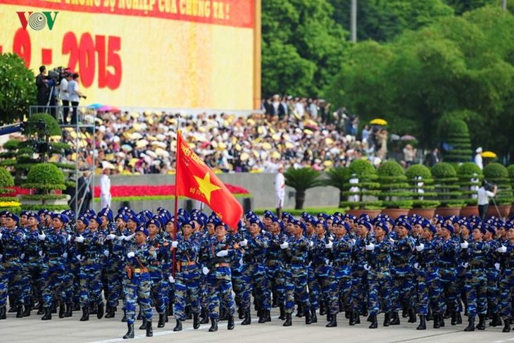 Parada militar en día patria en Hanoi - ảnh 8
