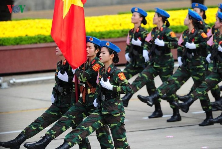 Parada militar en día patria en Hanoi - ảnh 9