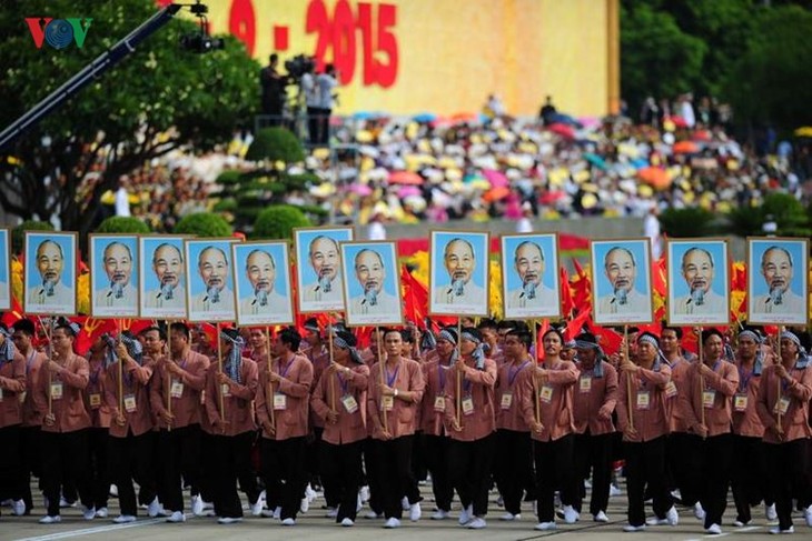 Parada militar en día patria en Hanoi - ảnh 13