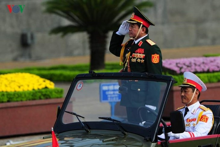 Parada militar en día patria en Hanoi - ảnh 4