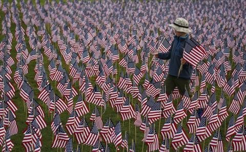 Estados Unidos conmemora 14 años de los atentados del 11 de septiembre  - ảnh 1