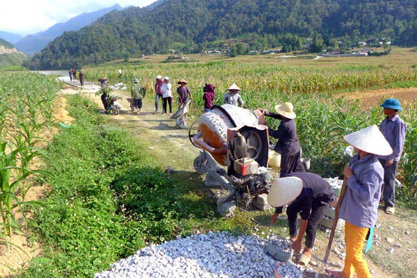 Dong Ha - primera comarca del nuevo campo en la provincia de Ha Giang - ảnh 1