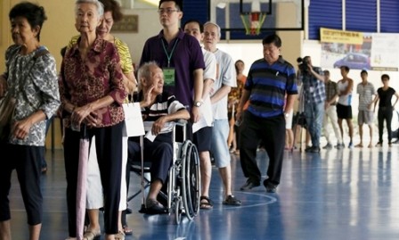 Comienzan elecciones generales en Singapur - ảnh 1