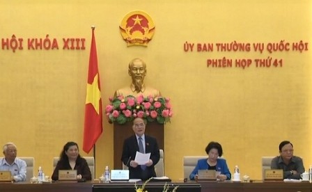 Inaugurada reunión 41 del Comité Permanente del Parlamento vietnamita, XIII legislatura - ảnh 1