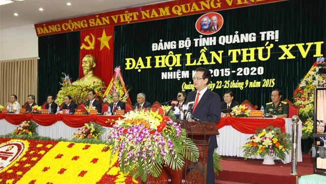 Premier vietnamita en Congreso partidista de la provincia de Quang Tri - ảnh 1