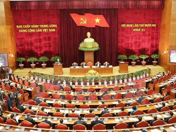 Culmina XII reunión plenaria del Comité Central del Partido Comunista de Vietnam - ảnh 1