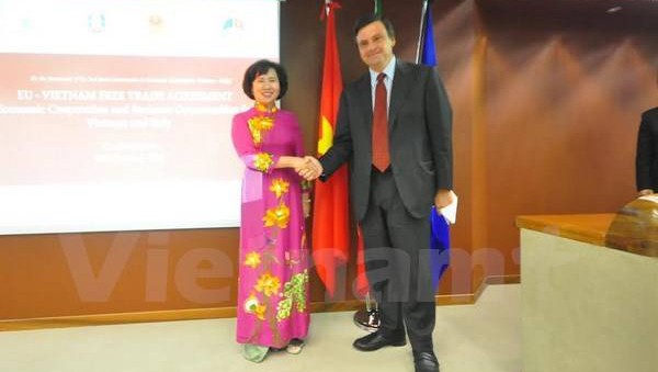 Vietnam e Italia promueven cooperación económica - ảnh 1