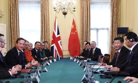 Presidente chino sostiene conversaciones con el primer ministro británico  - ảnh 1