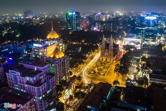Magnificencia de Saigón, vista desde lo alto  - ảnh 6