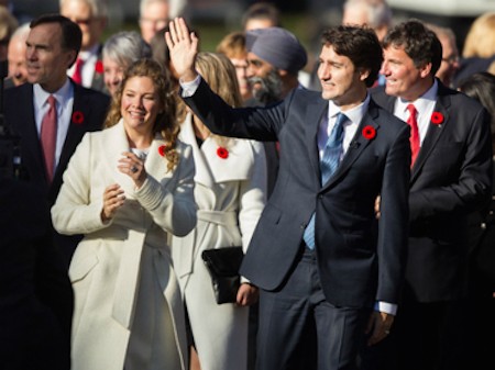 Justin Trudeau juramentado como nuevo primer ministro de Canadá - ảnh 1