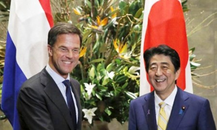 Japón y Holanda preocupados por las tensiones en el Mar Oriental  - ảnh 1