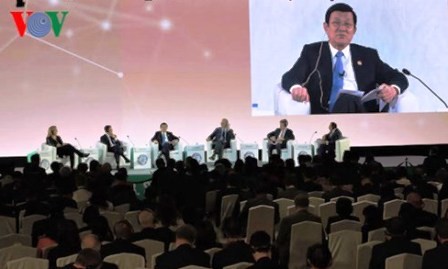 Presidente vietnamita pronuncia discurso en Cumbre Empresarial APEC  - ảnh 1